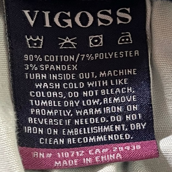 Vigoss women Dark blue bootcut straight classic fit jean style Jagger Sz 16S - Picture 12 of 15